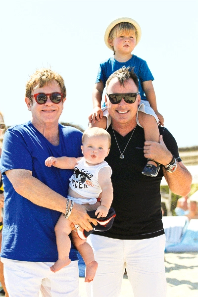 Elton John Famille