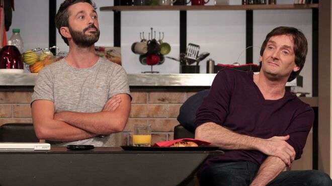 Pierre Palmade Et Son Fils Photo