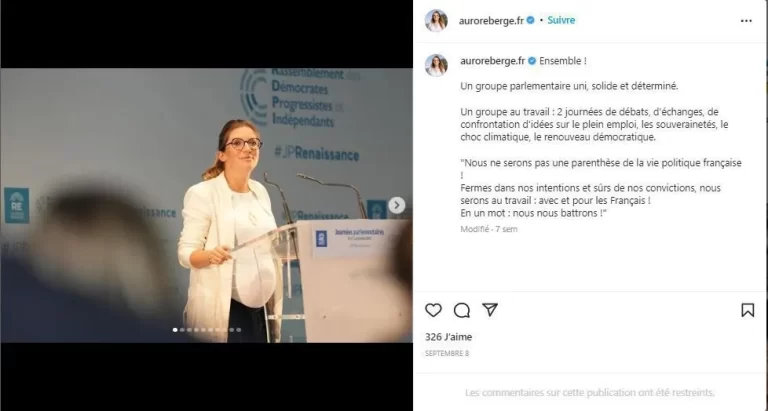 Aurore Bergé Enceinte