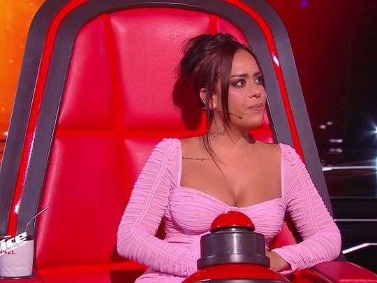 Amel Bent The Voice Tenue